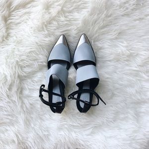 Kenzo Kitten Heel Ankle Strap Shoes